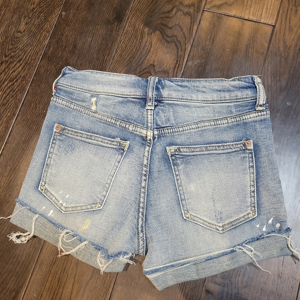 Anthropologie Distressed Jean Shorts - Picture 5 of 8